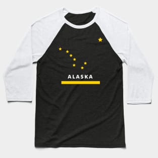 Alaska State Flag Baseball T-Shirt